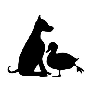 DOG AND A DUCK LOGO